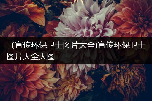 （宣传环保卫士图片大全)宣传环保卫士图片大全大图